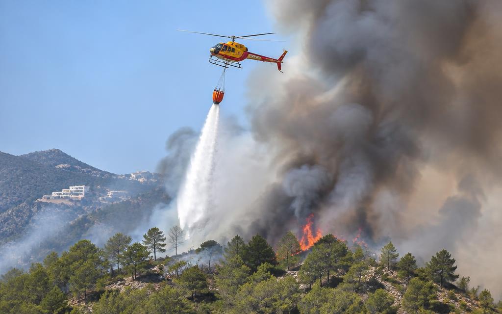 Incendio en Benahavís